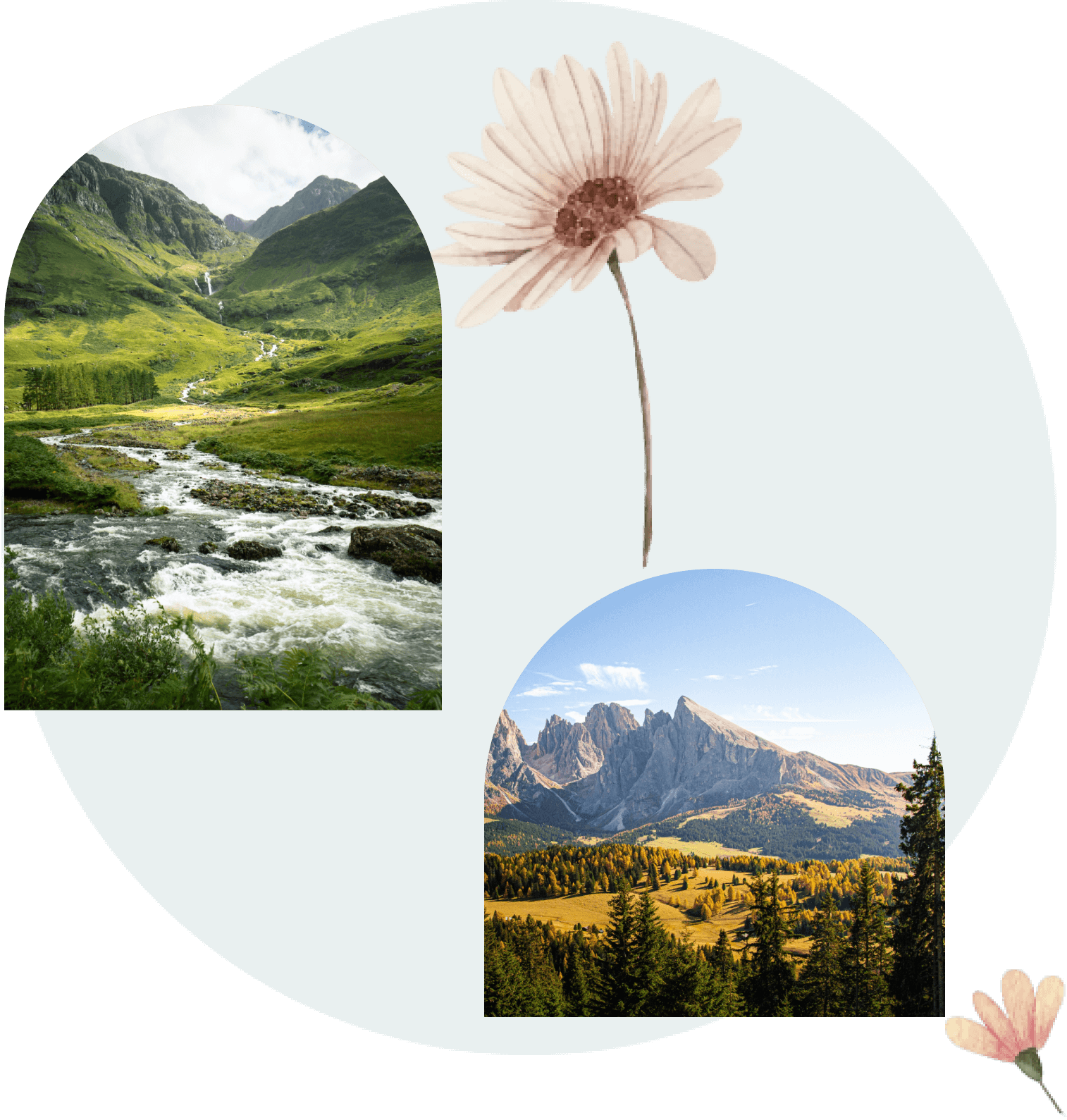 About Journey to Freedom Coaching Relaxing view of a mountain, representing the balanced and fulfilling life Journey to Freedom Coaching aims to help clients achieve.